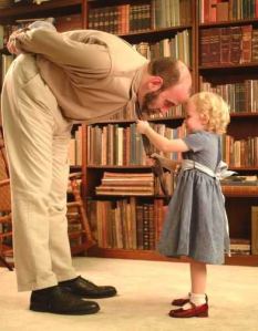 When you are as beautiful as my daughter, it is worth bending over for her to tie my necktie and to stop for a moment being a grumpy old man.